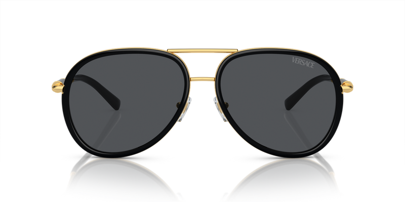 Versace VE2260 in Black / Dark Grey (100287) - Alternate View