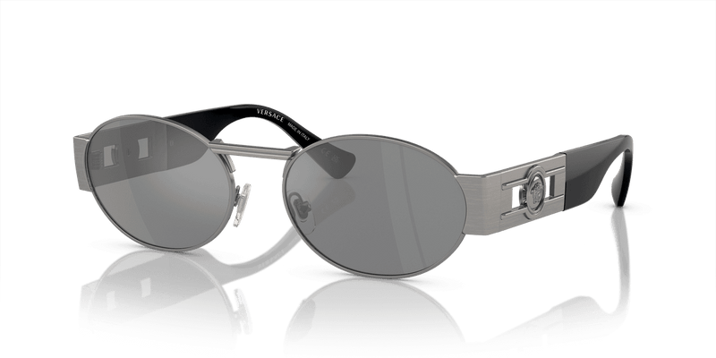 Versace VE2264 in Matte Gunmetal / Grey Mirror Silver (10016G) - Alternate View