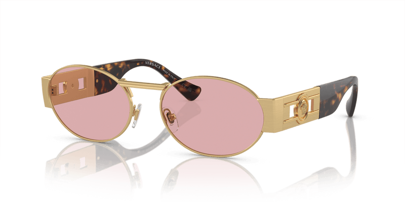Versace VE2264 in Matte Gold / Light Violet (100284) - Alternate View