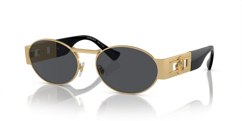 Versace VE2264 in Matte Gold / Dark Grey (100287) - Alternate View