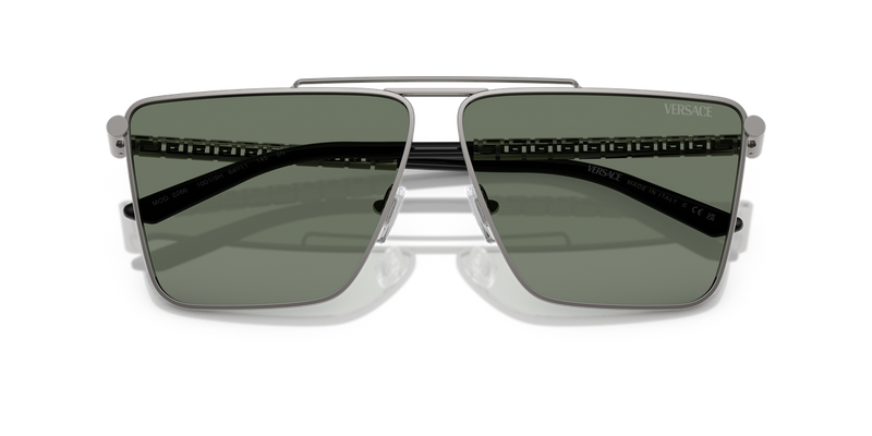 Versace VE2266 in Gunmetal / Dark Green (10013H) - Side View