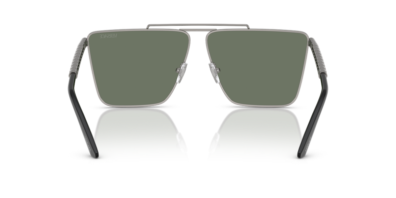 Versace VE2266 in Gunmetal / Dark Green (10013H) - Temple Detail