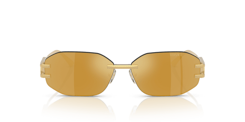 Versace VE2274 in Gold / Brown Mirror Gold (10027P) - Alternate View