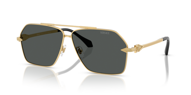 Versace VE2284 in Gold / Dark Grey (100287) - Alternate View