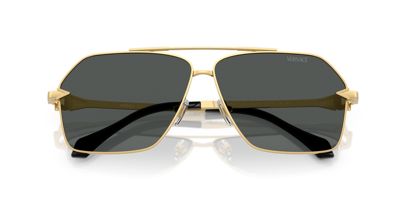 Versace VE2284 in Gold / Dark Grey (100287) - Alternate View