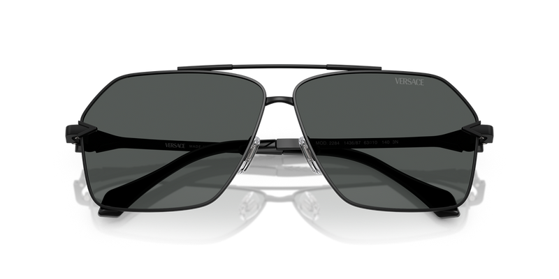 Versace VE2284 in Matte Black / Dark Grey (143687) - Alternate View