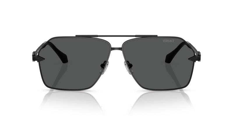 Versace VE2284 in Matte Black / Dark Grey (143687) - Alternate View
