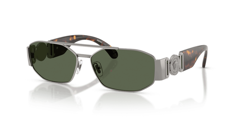 Versace VE2287 in Gunmetal / Dark Green (100171) - Alternate View