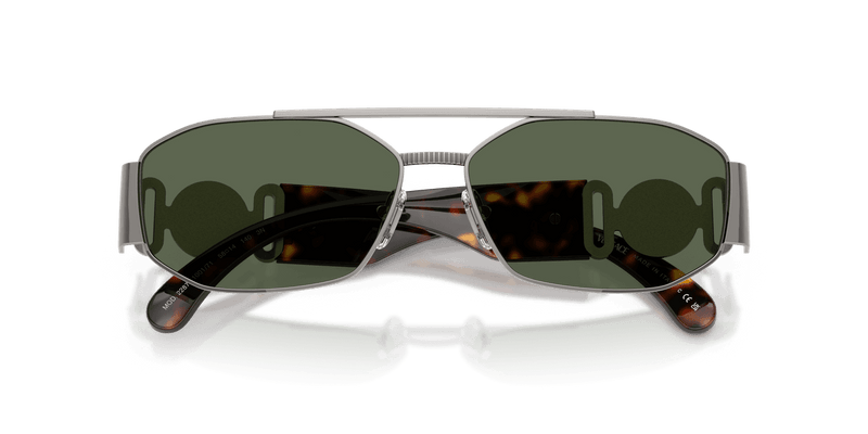 Versace VE2287 in Gunmetal / Dark Green (100171) - Alternate View