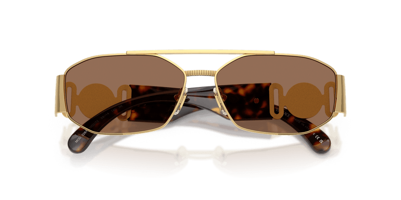 Versace VE2287 in Gold / Dark Brown (100273) - Alternate View