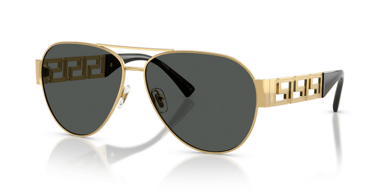Versace VE2289 in Gold / Dark Grey (100287) - Front View