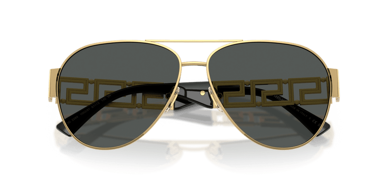 Versace VE2289 in Gold / Dark Grey (100287) - Side View