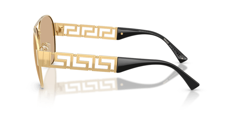 Versace VE2289 in Gold / Light Yellow Mirror Silver Internal (1002D8) - Alternate View