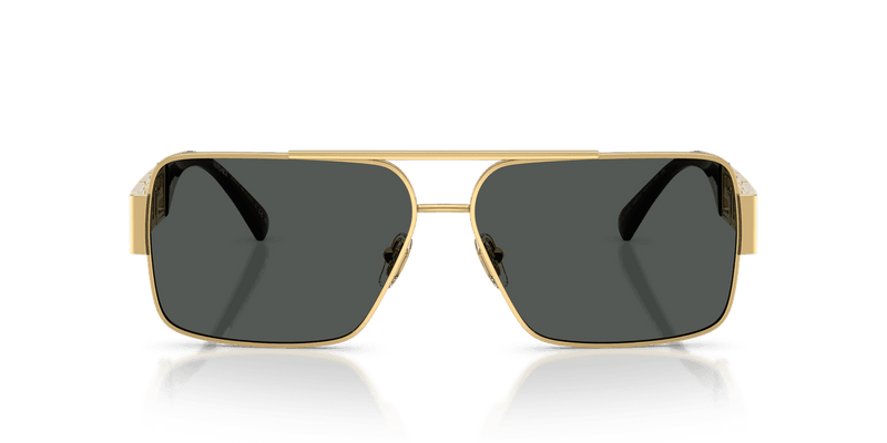 Versace VE2290 in Gold / Dark Grey (100287) - Back View