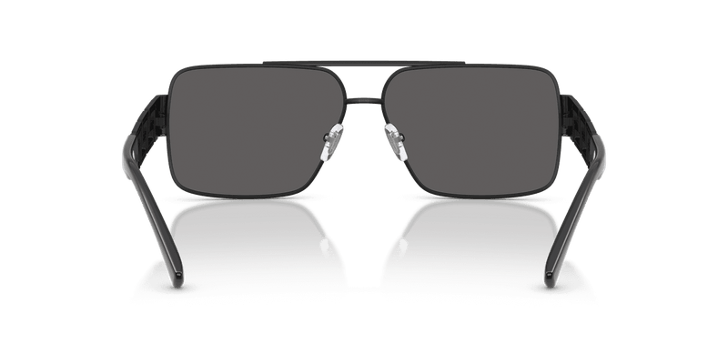 Versace VE2290 in Matte Black / Dark Grey Mirror Silver (12616G) - Alternate View