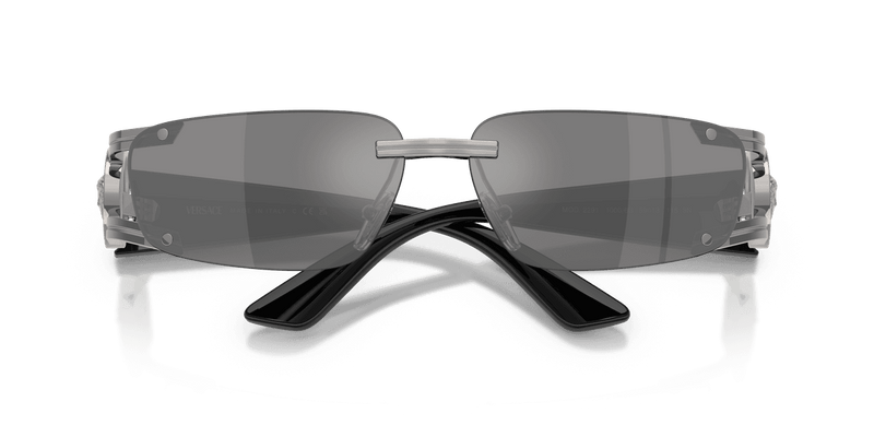 Versace VE2291 in Gunmetal / Dark Grey Mirror Silver (10006G) - Side View