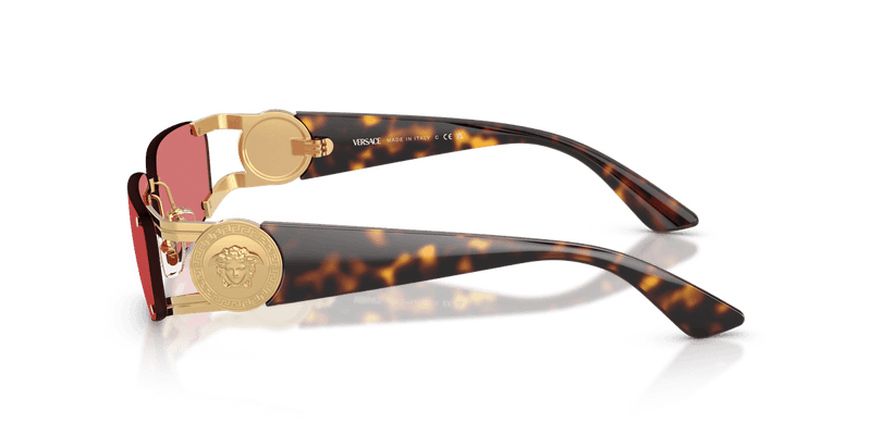 Versace VE2291 in Gold / Red Hiper 8 (100275) - Alternate View