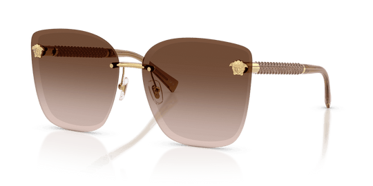 Versace VE2292B - Gold / Light Brown Dark Brown Gradient (100213)