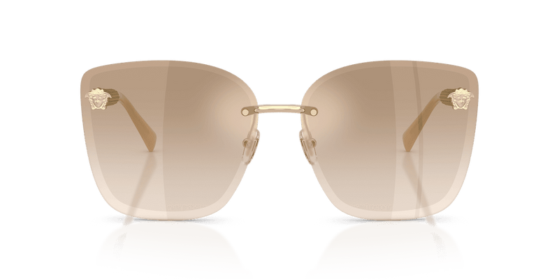 Versace VE2292B in Pale Gold / Light Brown Dark Brown Gradient (12625A) - Alternate View