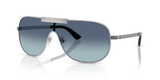 Silver / Light Blue Gradient Dark Blue (100019)