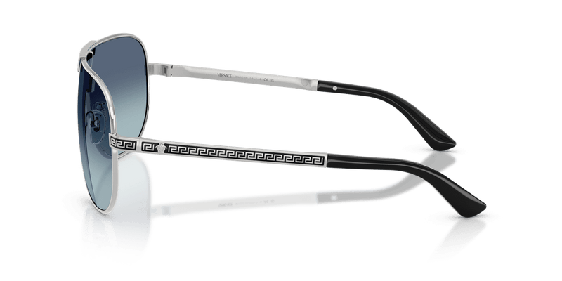 Versace VE2293 in Silver / Light Blue Gradient Dark Blue (100019) - Alternate View