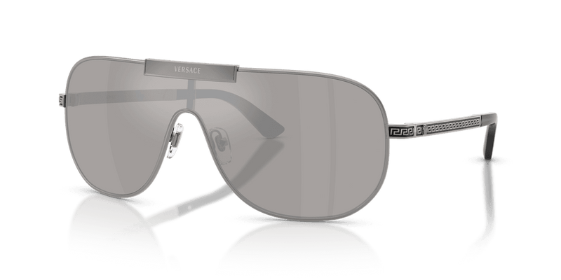 Versace VE2293 in Gunmetal / Light Grey Mirror Silver (10016G) - Alternate View