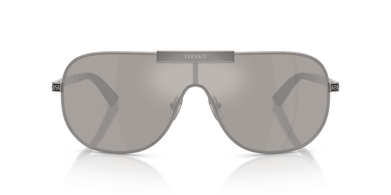 Versace VE2293 in Gunmetal / Light Grey Mirror Silver (10016G) - Alternate View