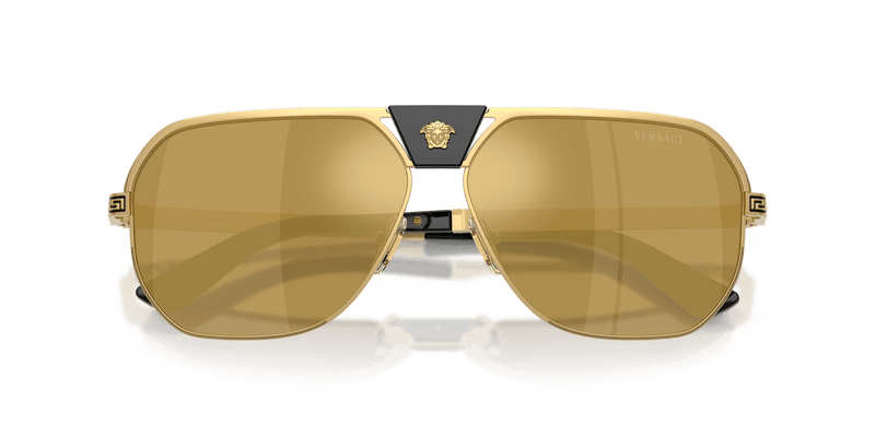 Versace VE2294 in Gold / Brown Mirror Gold (10025A) - Alternate View
