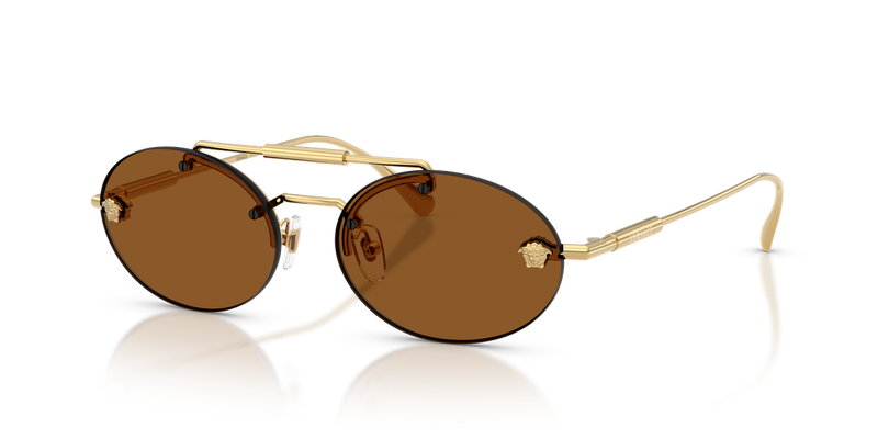 Versace VE2295 in Gold / Dark Brown (100273) - Alternate View