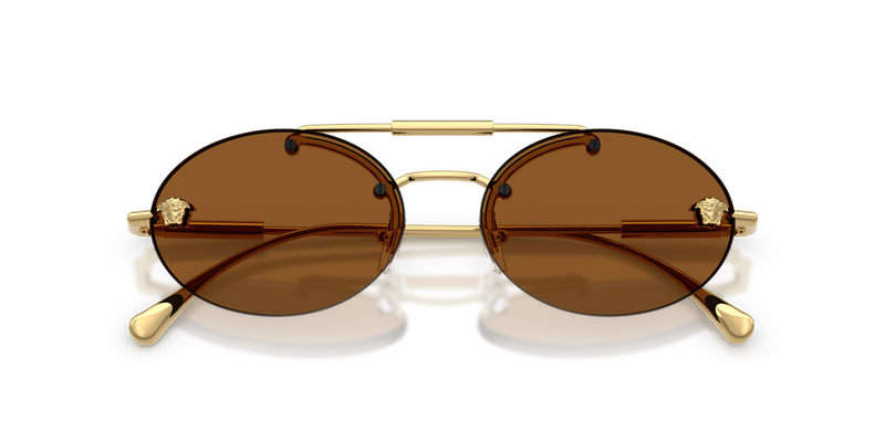 Versace VE2295 in Gold / Dark Brown (100273) - Alternate View