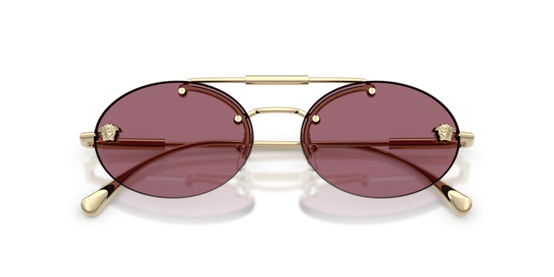 Versace VE2295 in Pale Gold / Violet (12521A) - Alternate View