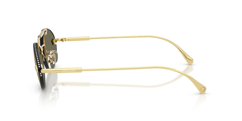 Versace VE2295 in Gold Plated / Clear Mirror Real Yellow Gold (K00303) - Alternate View