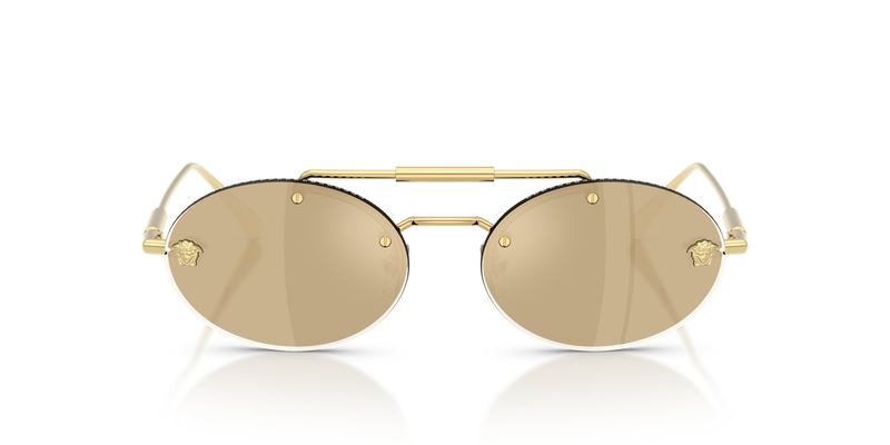 Versace VE2295 in Gold Plated / Clear Mirror Real Yellow Gold (K00303) - Alternate View