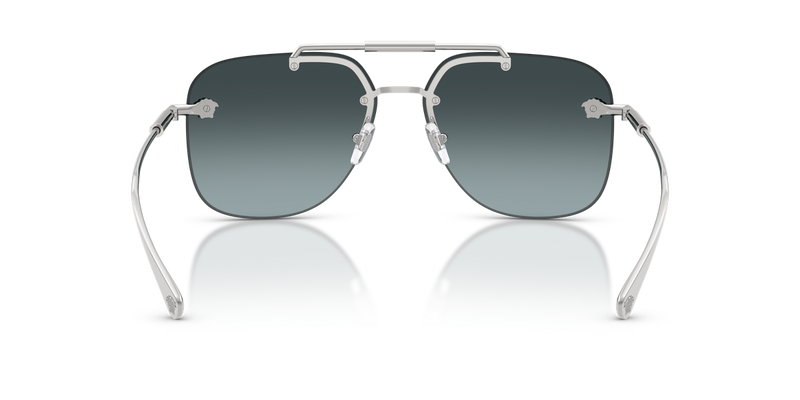 Versace VE2296 in Silver / Blue Gradient Grey (1000V1) - Temple Detail