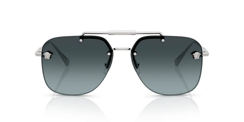 Versace VE2296 in Silver / Blue Gradient Grey (1000V1) - Alternate View