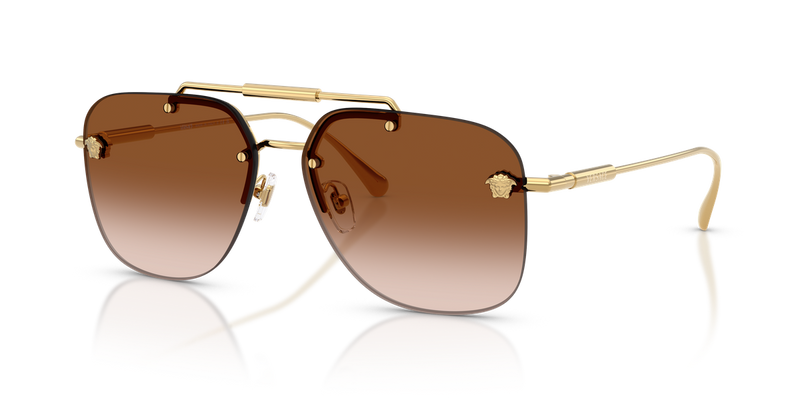 Versace VE2296 in Gold / Brown Gradient (100213) - Alternate View