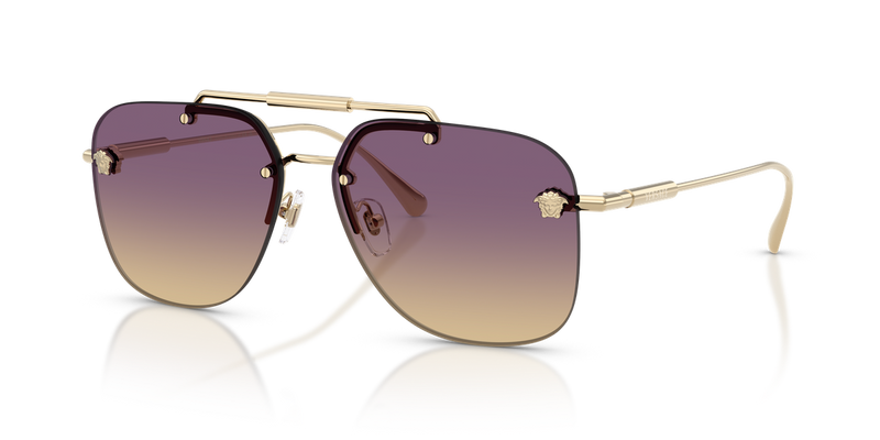 Versace VE2296 in Pale Gold / Yellow Gradient Violet (125270) - Alternate View