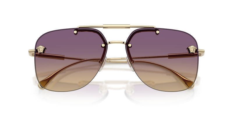 Versace VE2296 in Pale Gold / Yellow Gradient Violet (125270) - Alternate View