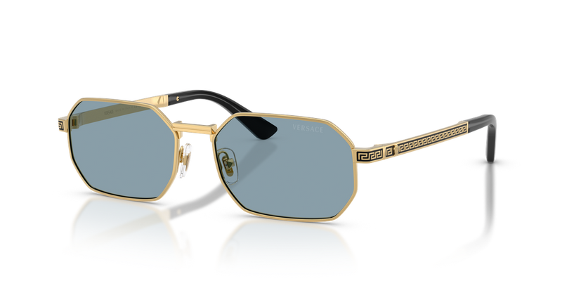 Versace VE2297 in Gold / Light Blue (100280) - Alternate View