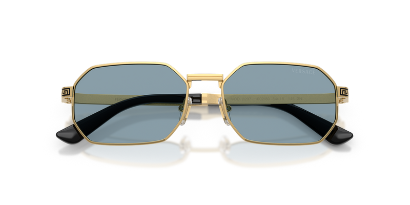 Versace VE2297 in Gold / Light Blue (100280) - Alternate View