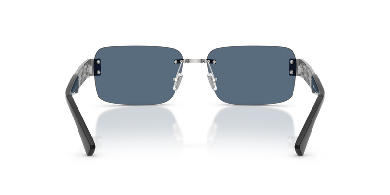 Versace VE2298 in Silver / Dark Blue (100180) - Temple Detail