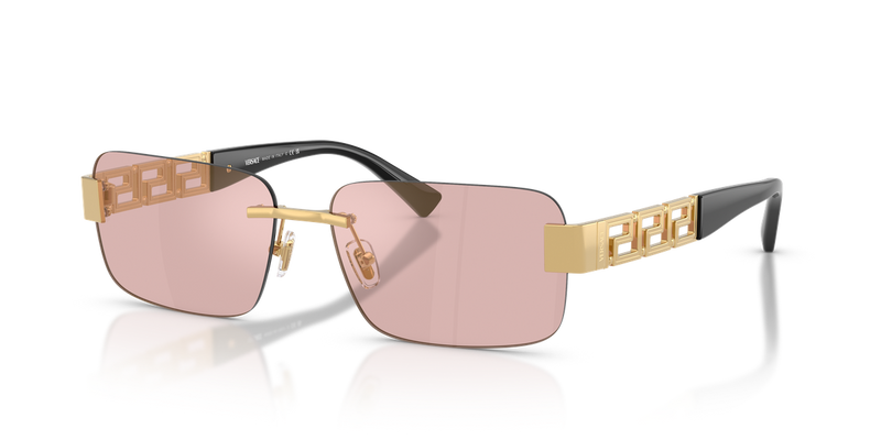 Versace VE2298 in Gold / Pink Mirror Gold (10021T) - Alternate View