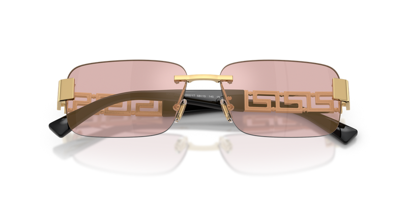 Versace VE2298 in Gold / Pink Mirror Gold (10021T) - Alternate View