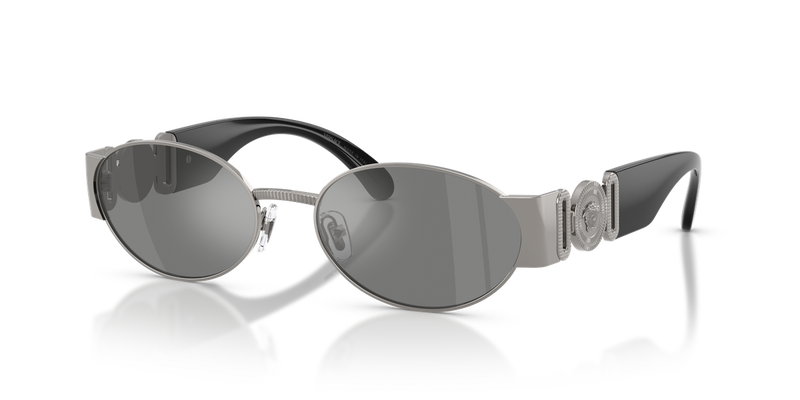 Versace VE2299 in Gunmetal / Grey Mirror Silver (10016G) - Front View
