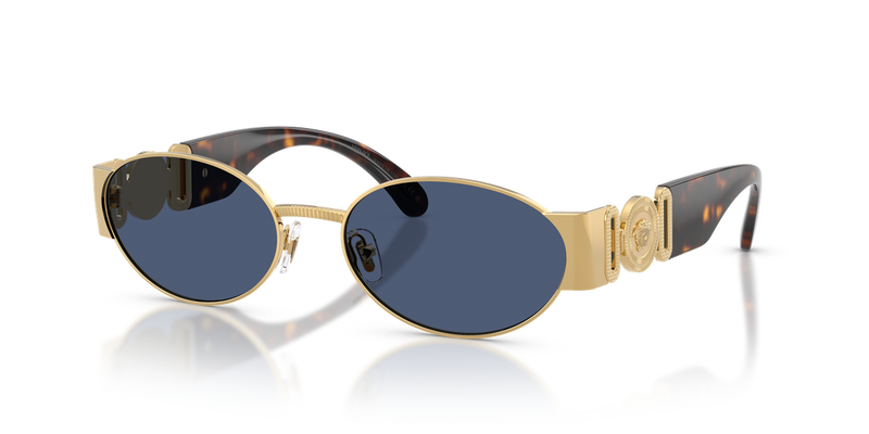Versace VE2299 in Gold / Dark Blue (100280) - Alternate View