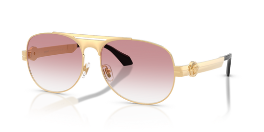 Versace VE2302 - Gold Versace / Clear Gradient Pink (15233B)