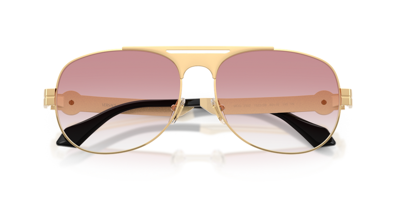 Versace VE2302 in Gold Versace / Clear Gradient Pink (15233B) - Side View