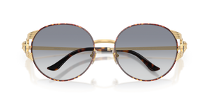 Gold Versace/Havana / Clear Gradient Blue (152579)
