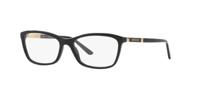 Versace VE3186 in Black / Demo Lens (GB1) - Front View