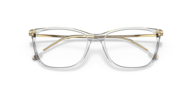 Versace VE3274B in Transparent Grey / Demo Lens (5305) - Alternate View